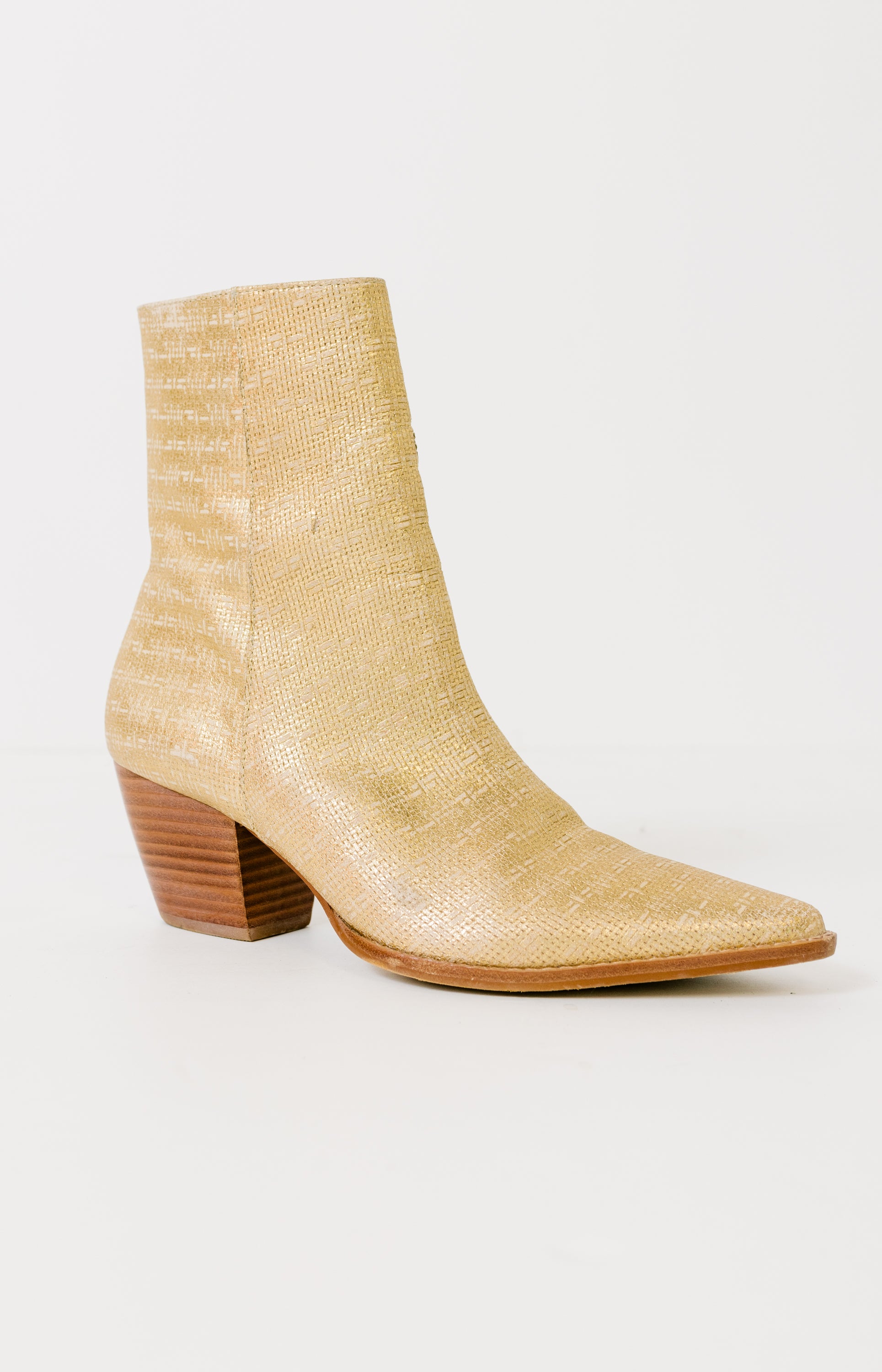 Matisse: Caty Ankle Boots, GOLD WEAVE