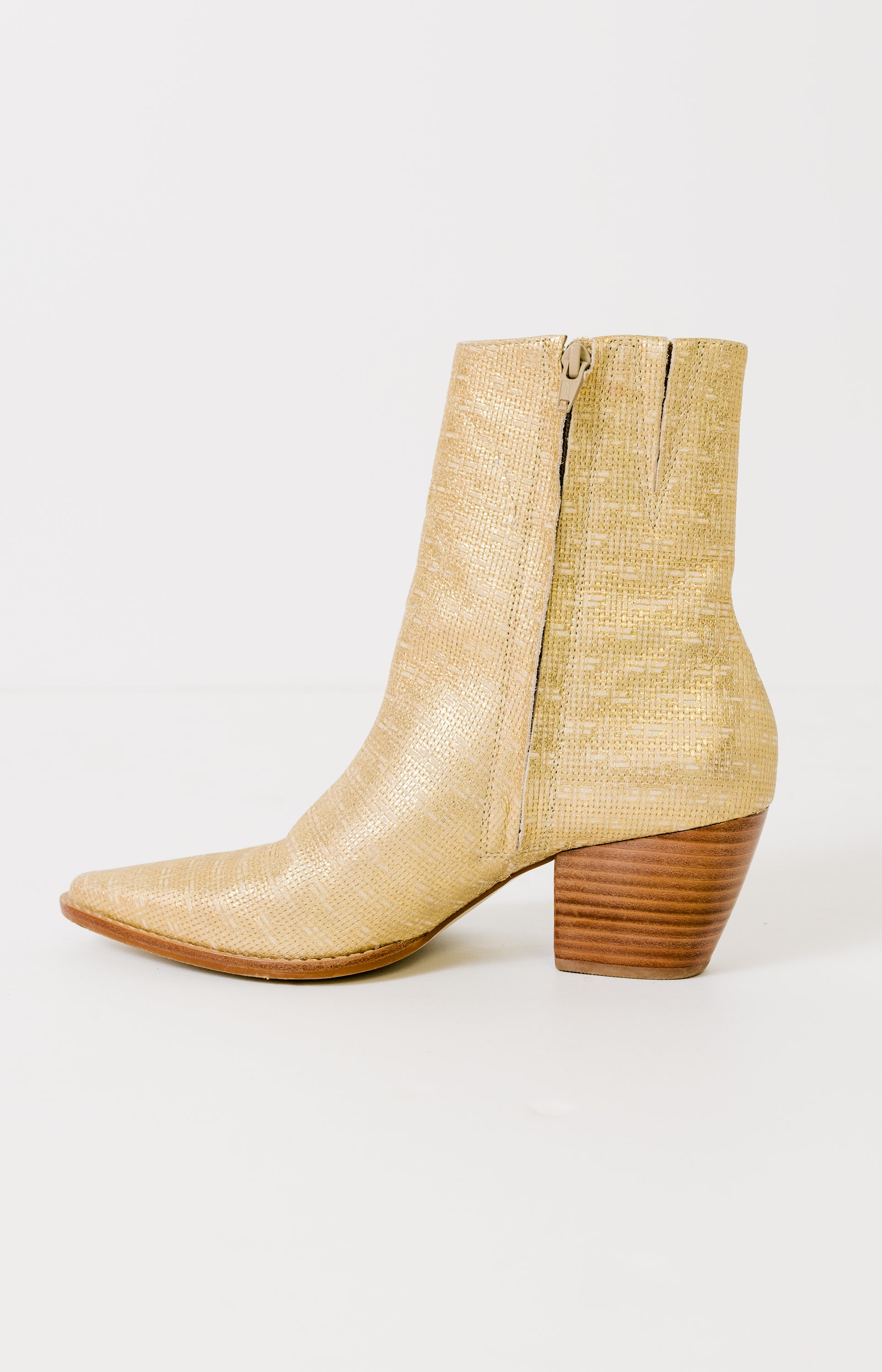 Matisse: Caty Ankle Boots, GOLD WEAVE