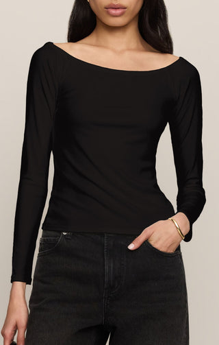 Z SUPPLY: Sabrina Top, BLACK