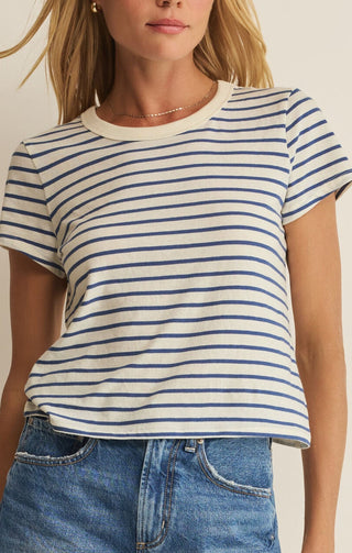 ZSUPPLY: Junie Striped Tee, TRUE NAVY