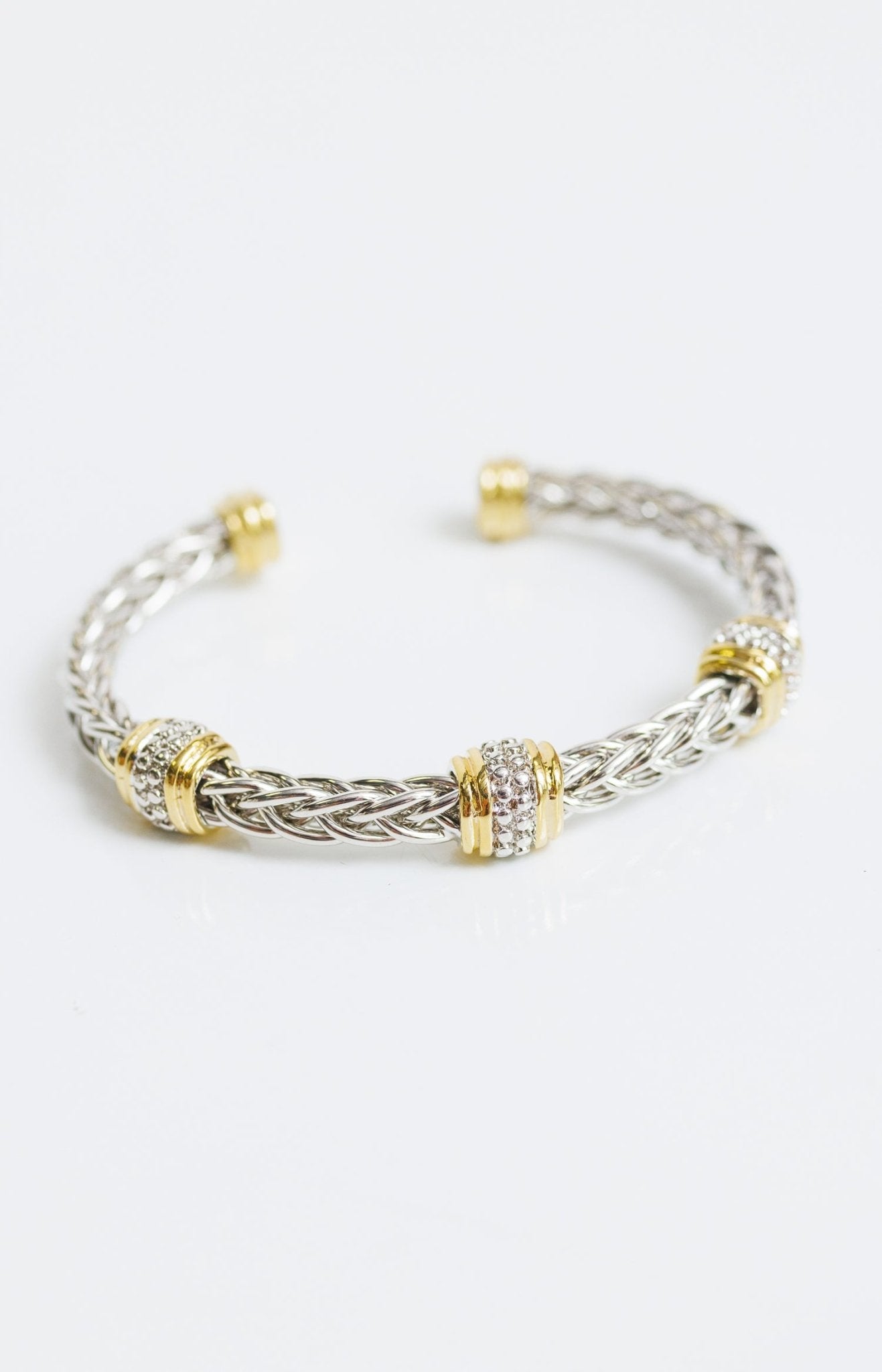 Luxe Twisted Cuff, GOLD - HerringStones
