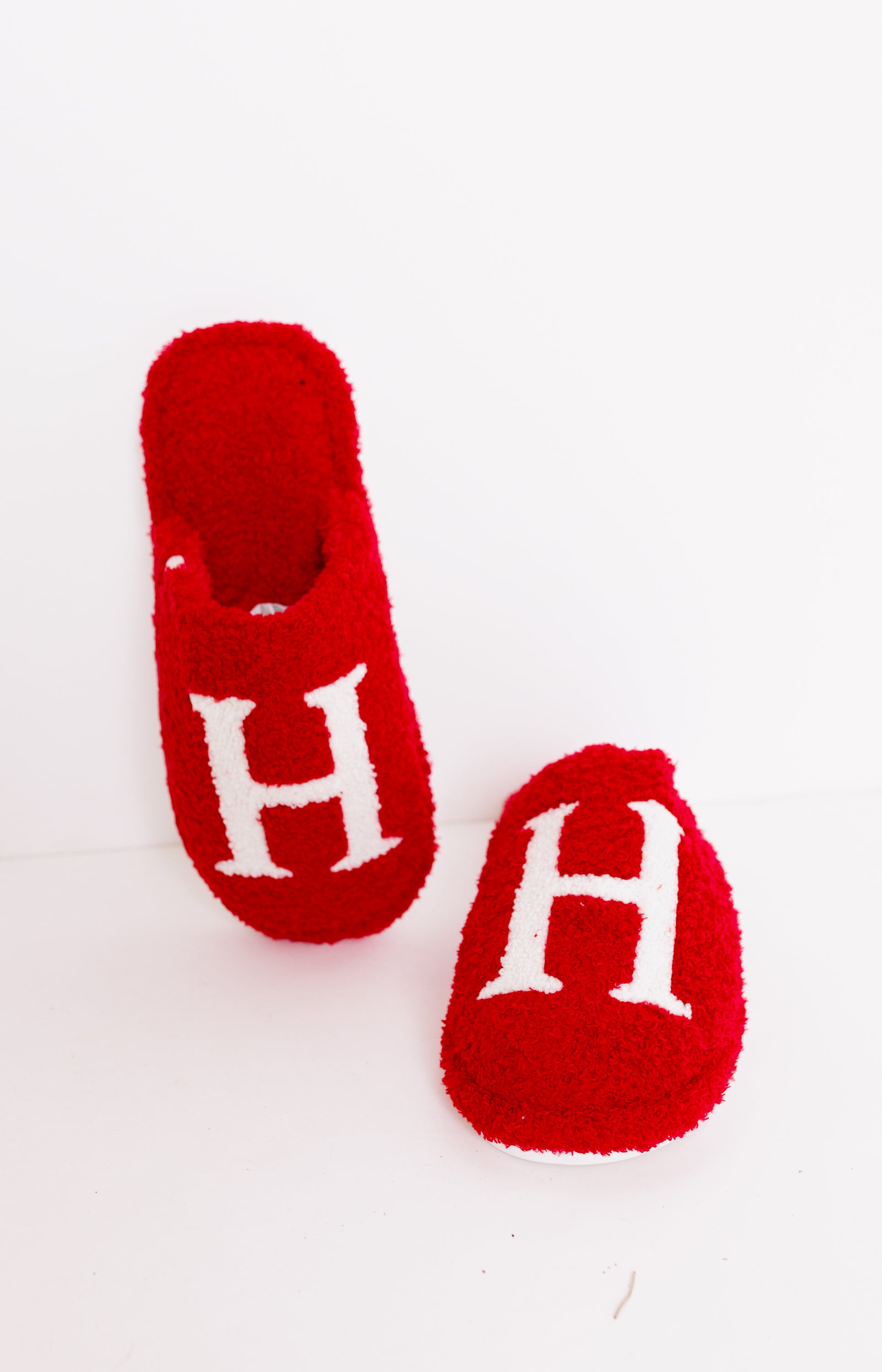 "H" Slippers, RED
