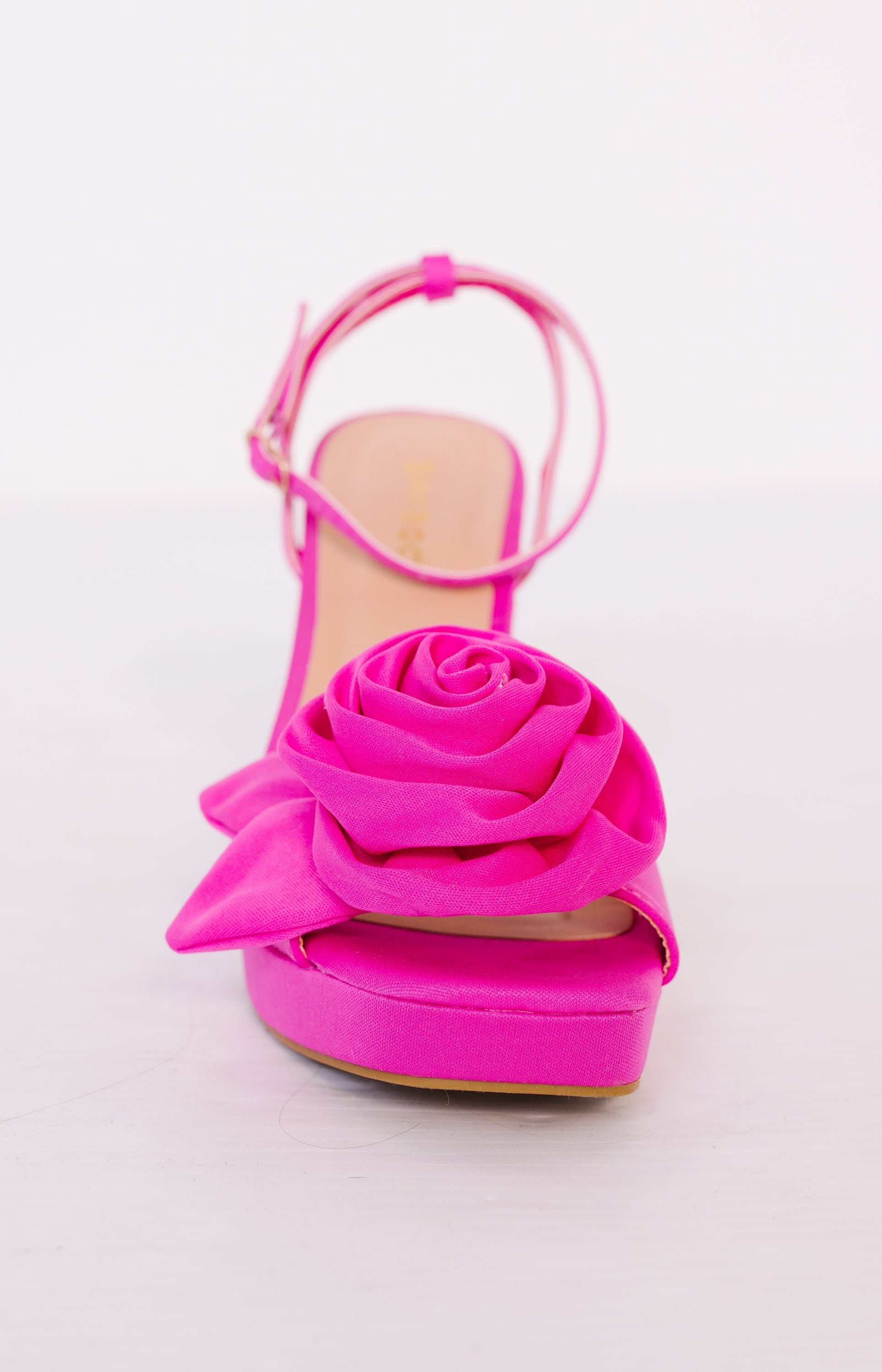 Rose Platform Heel, HOT PINK
