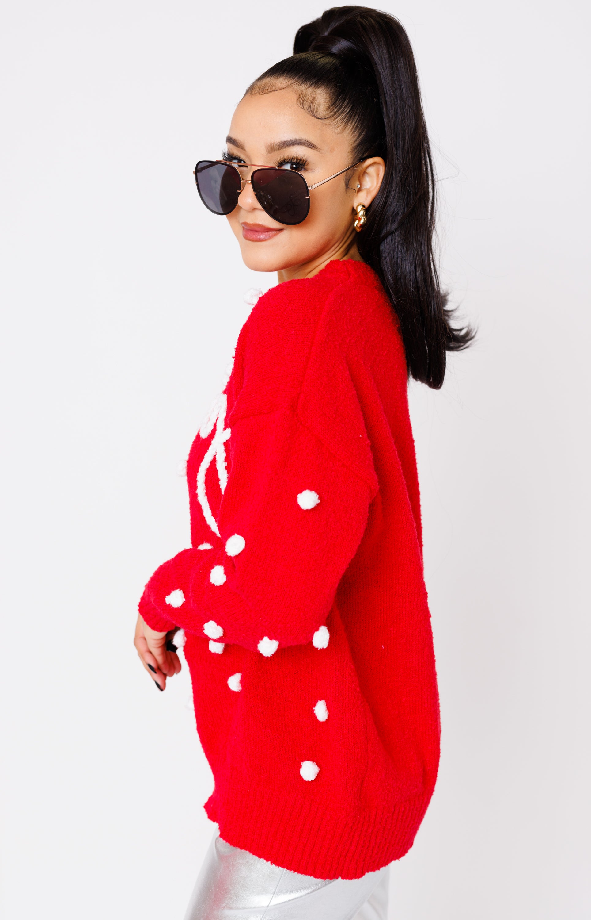 Joy Sweater, RED