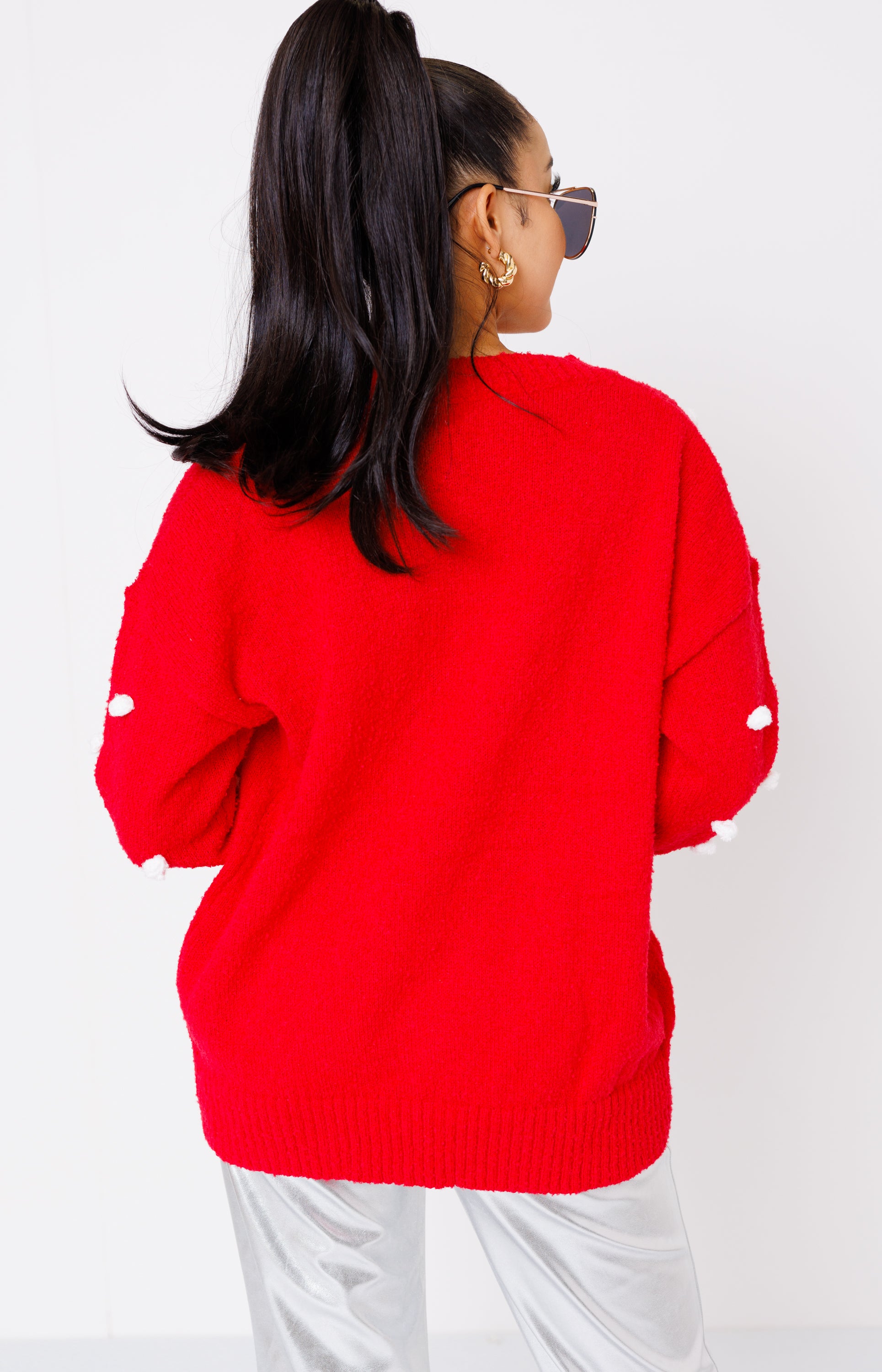 Joy Sweater, RED