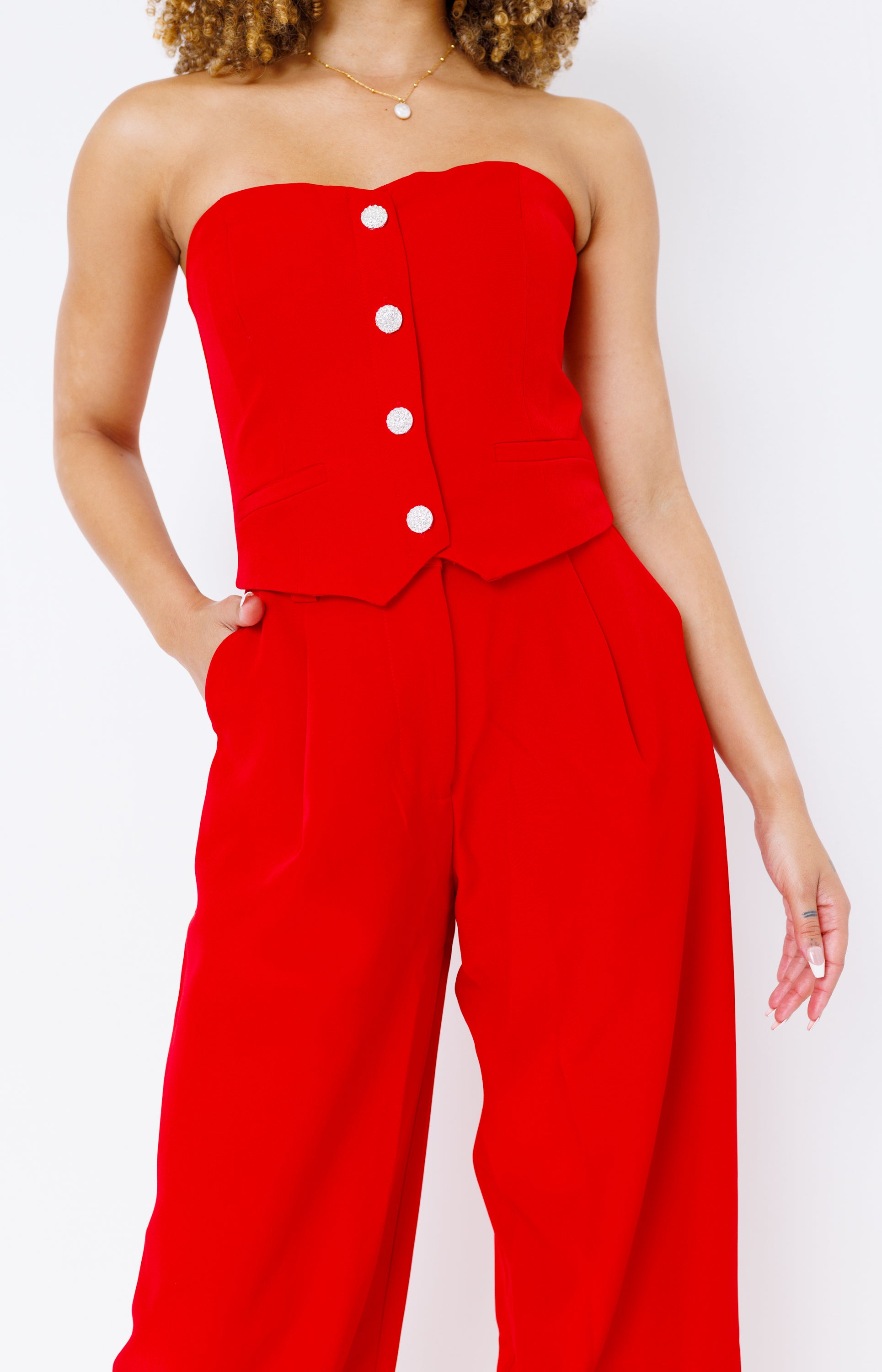 Very Merry Berry Trousers, RED