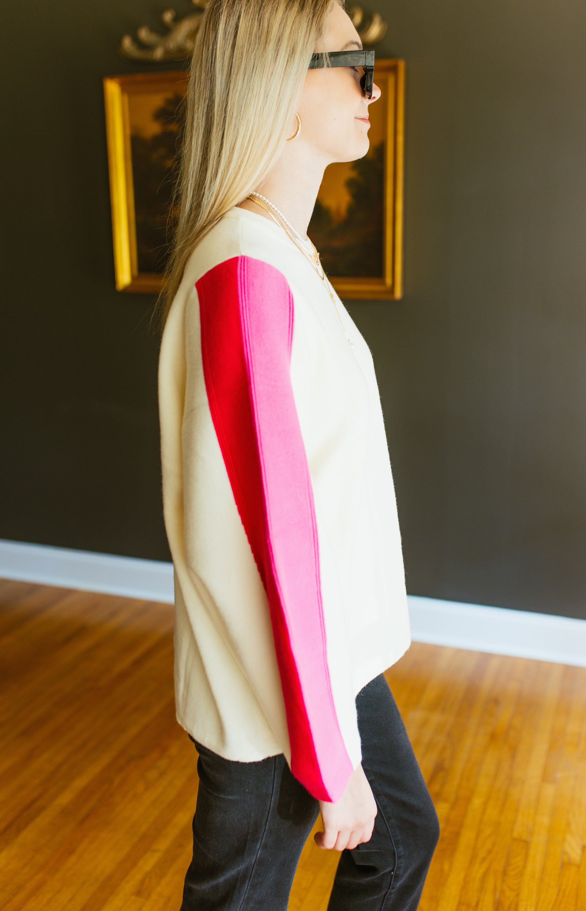 THML: Graceful Glide Sweater, CREAM