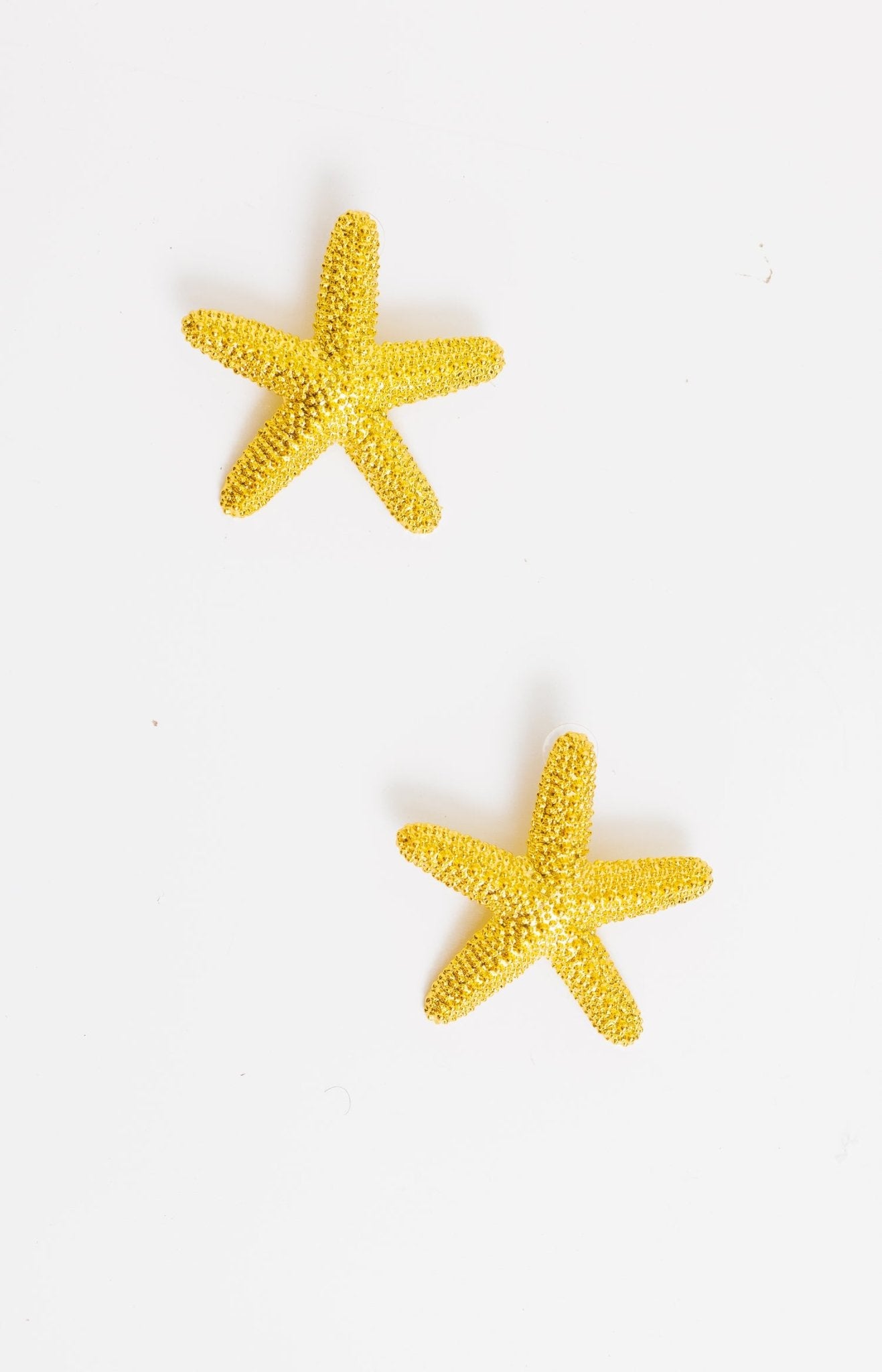 Starfish Earrings, GOLD - HerringStones