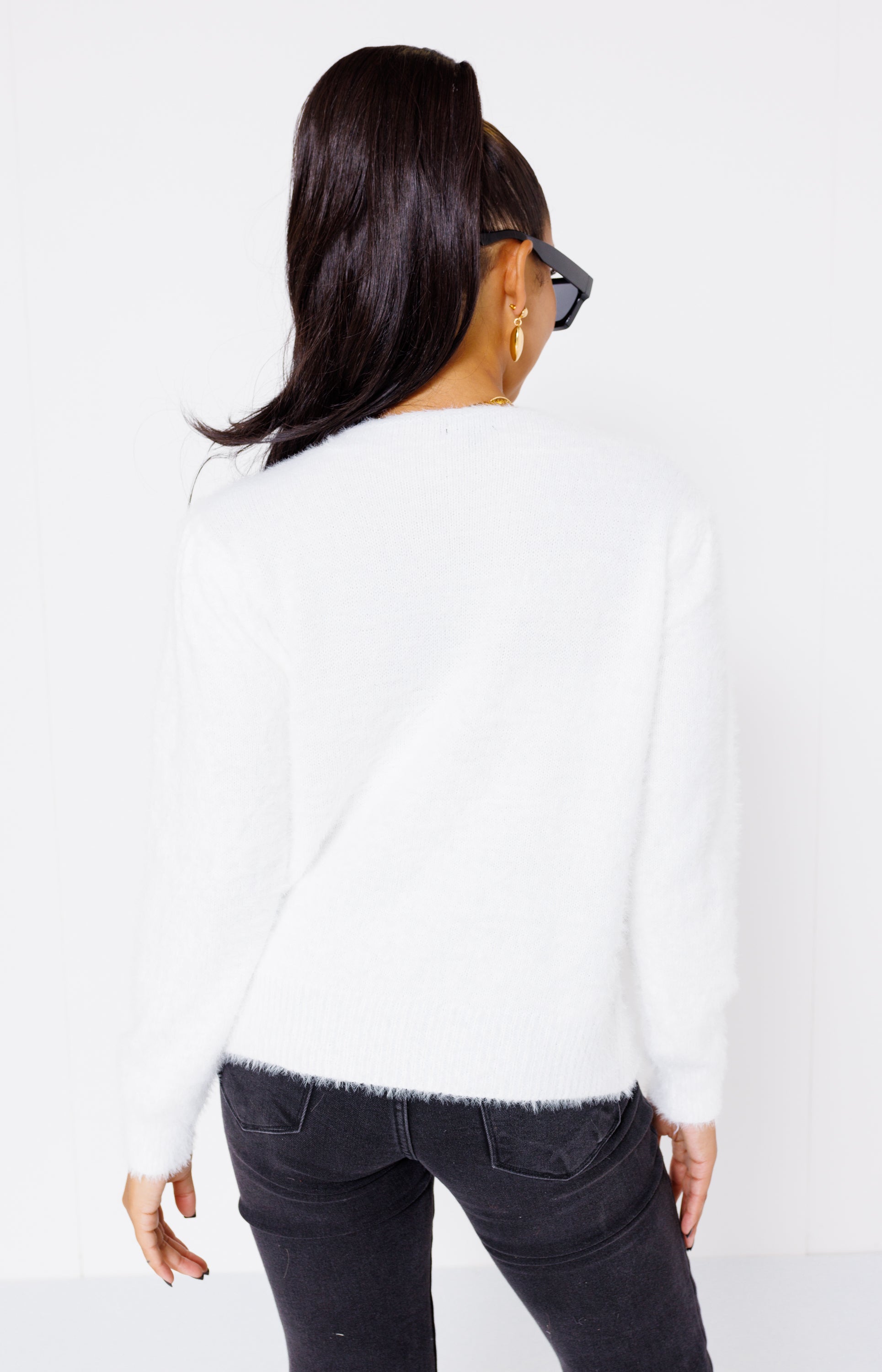 Pearl Elegance Sweater, IVORY