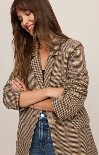 Z SUPPLY: Evan Check Blazer