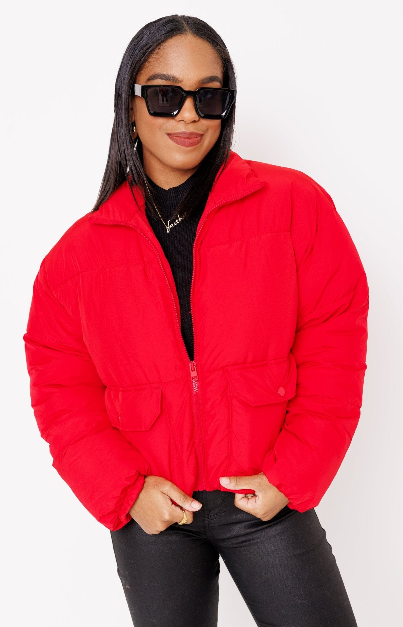Charm & Warm Jacket, RED Jackets - 20J