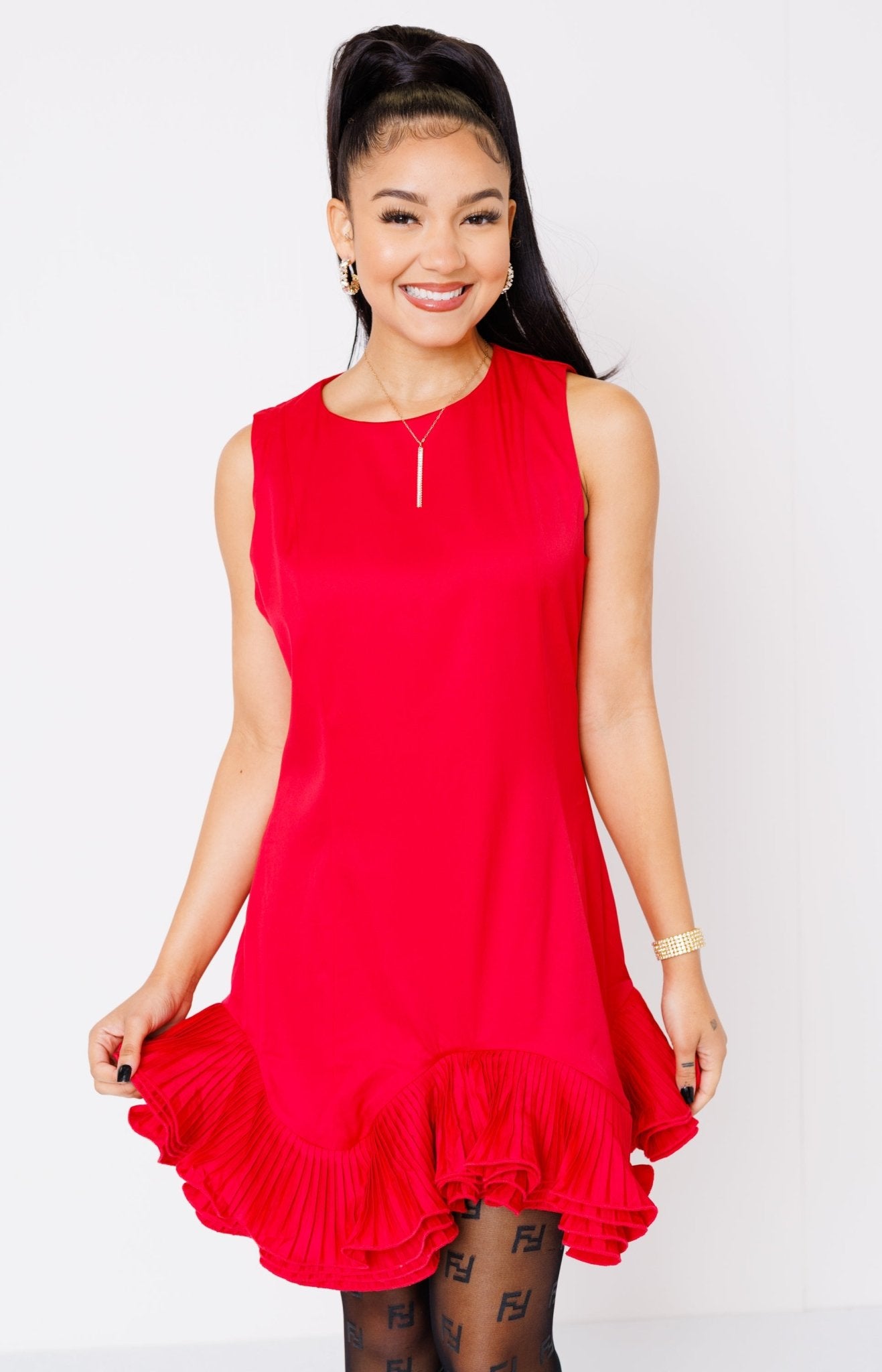 Classy Empire Dress, RED Dresses Under $100 - 26