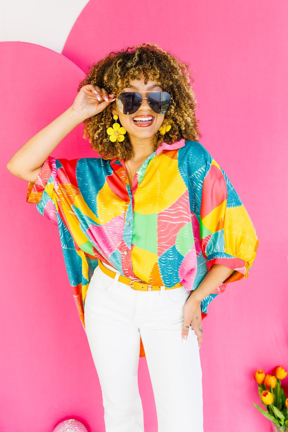 Oversized Button Down Shirt, SWEET ESCAPE HerringStones HerringStones