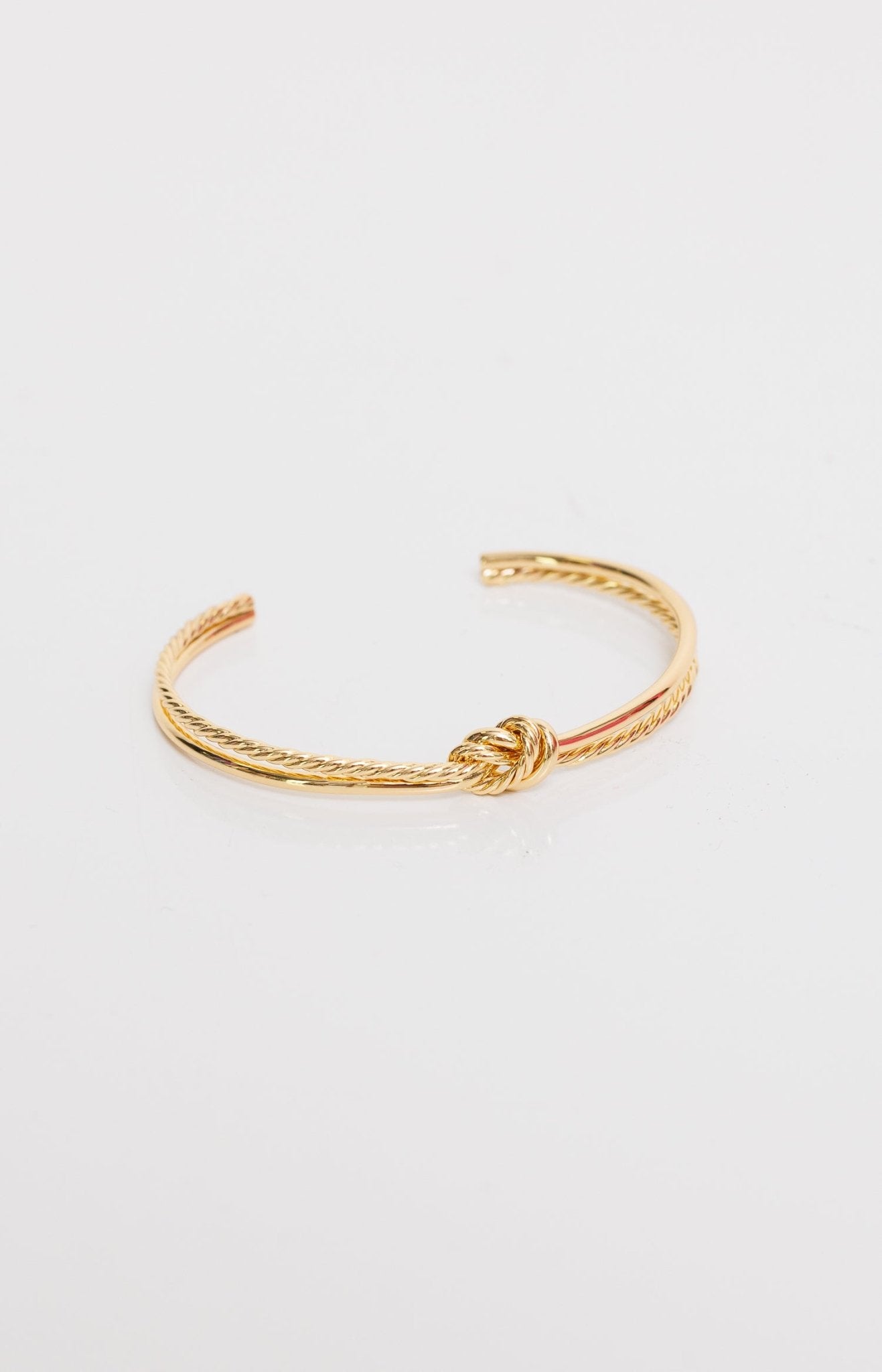 Double Knot Bracelet, GOLD - HerringStones