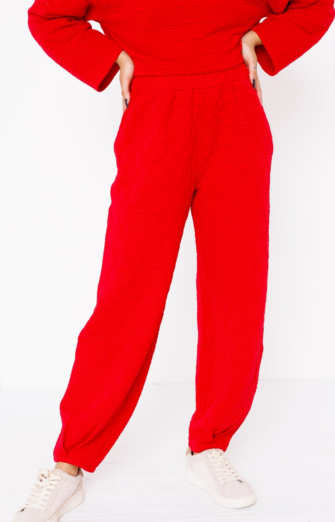 Dreamy Duvet Pants, RED Pants - 32P