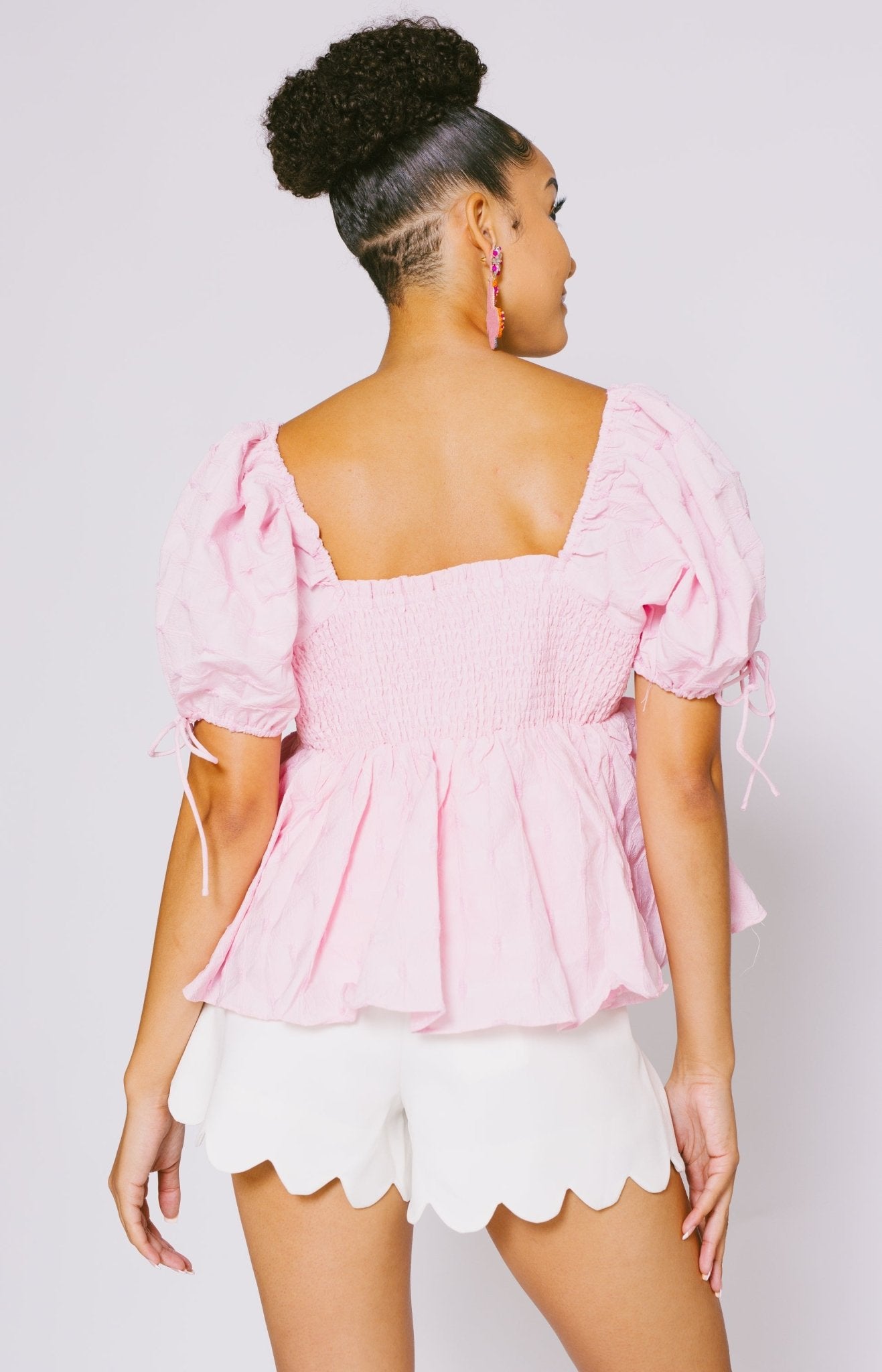 Endless Rose: The Omega Puff Sleeve Top Tops 50-75- 14