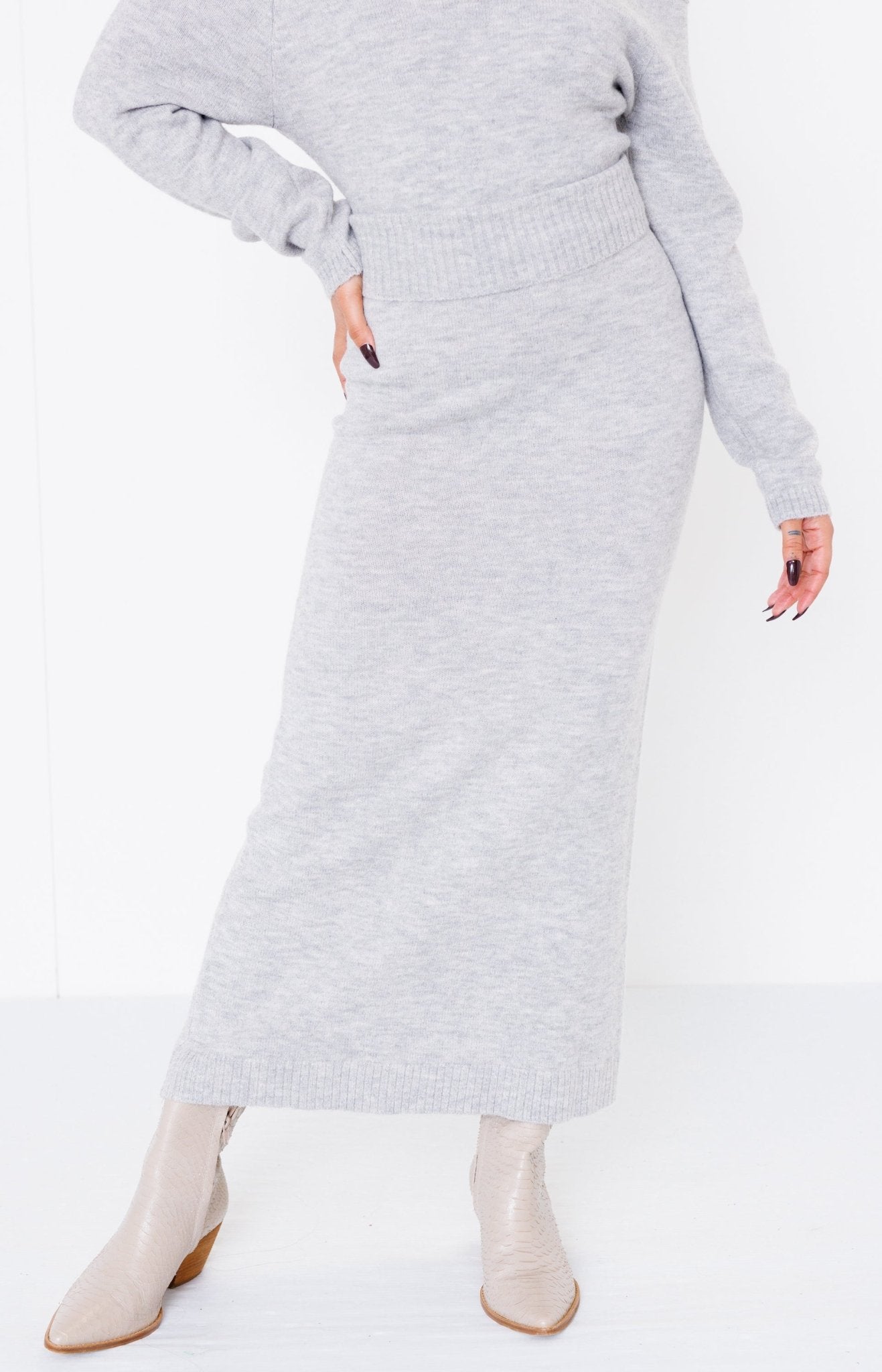 Fit & Flawless Maxi Skirt, GREY Skirts - 33