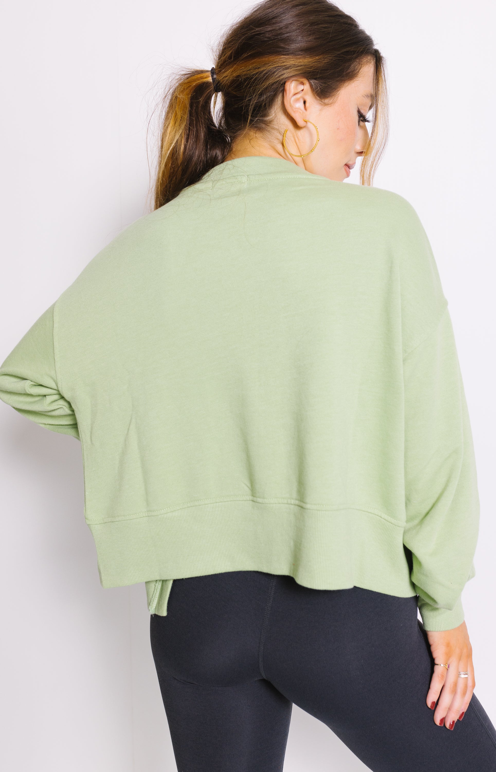 Ready for Anything Cardigan, FAIR GREEN