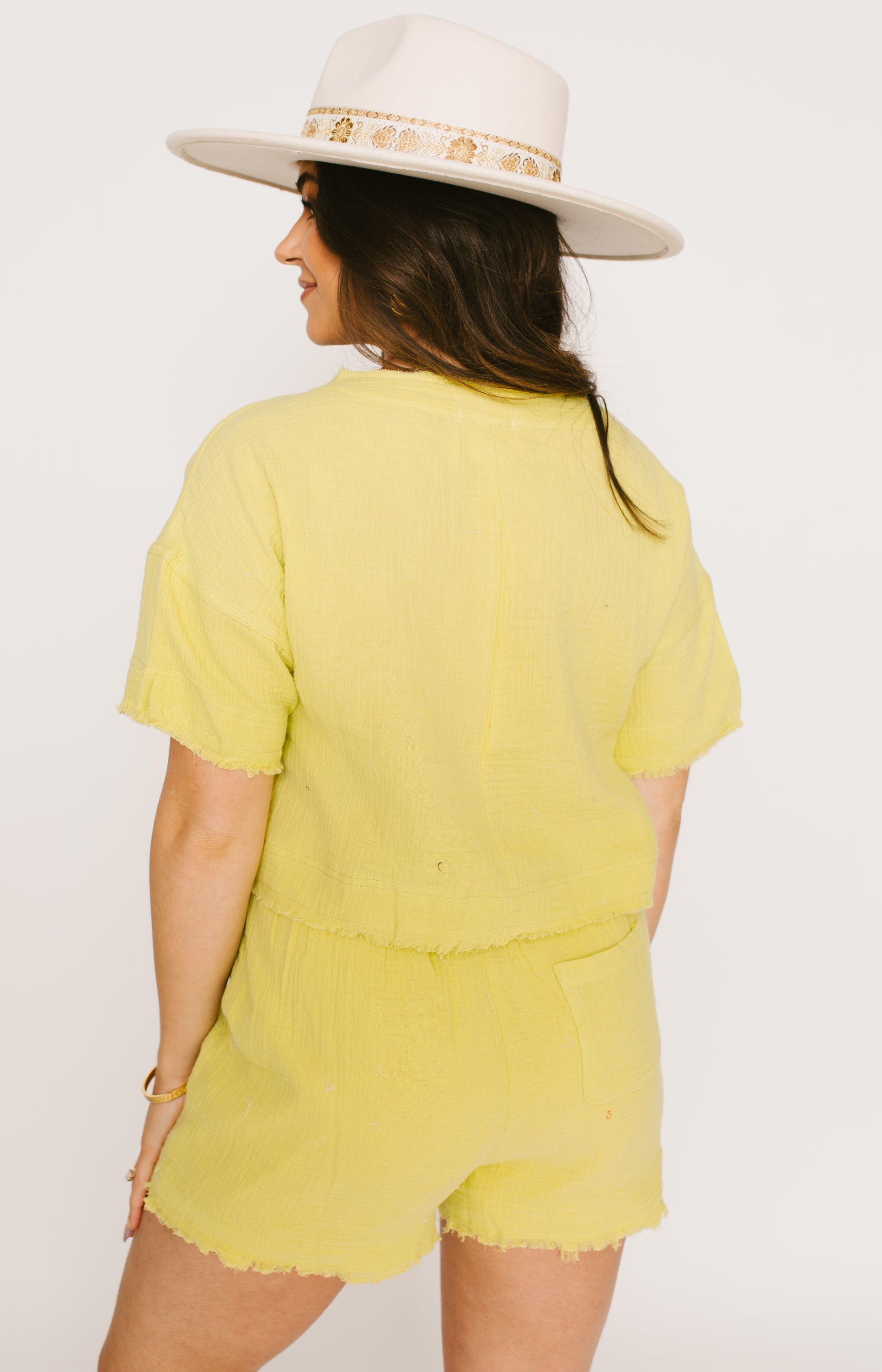 Step Up Linen Top