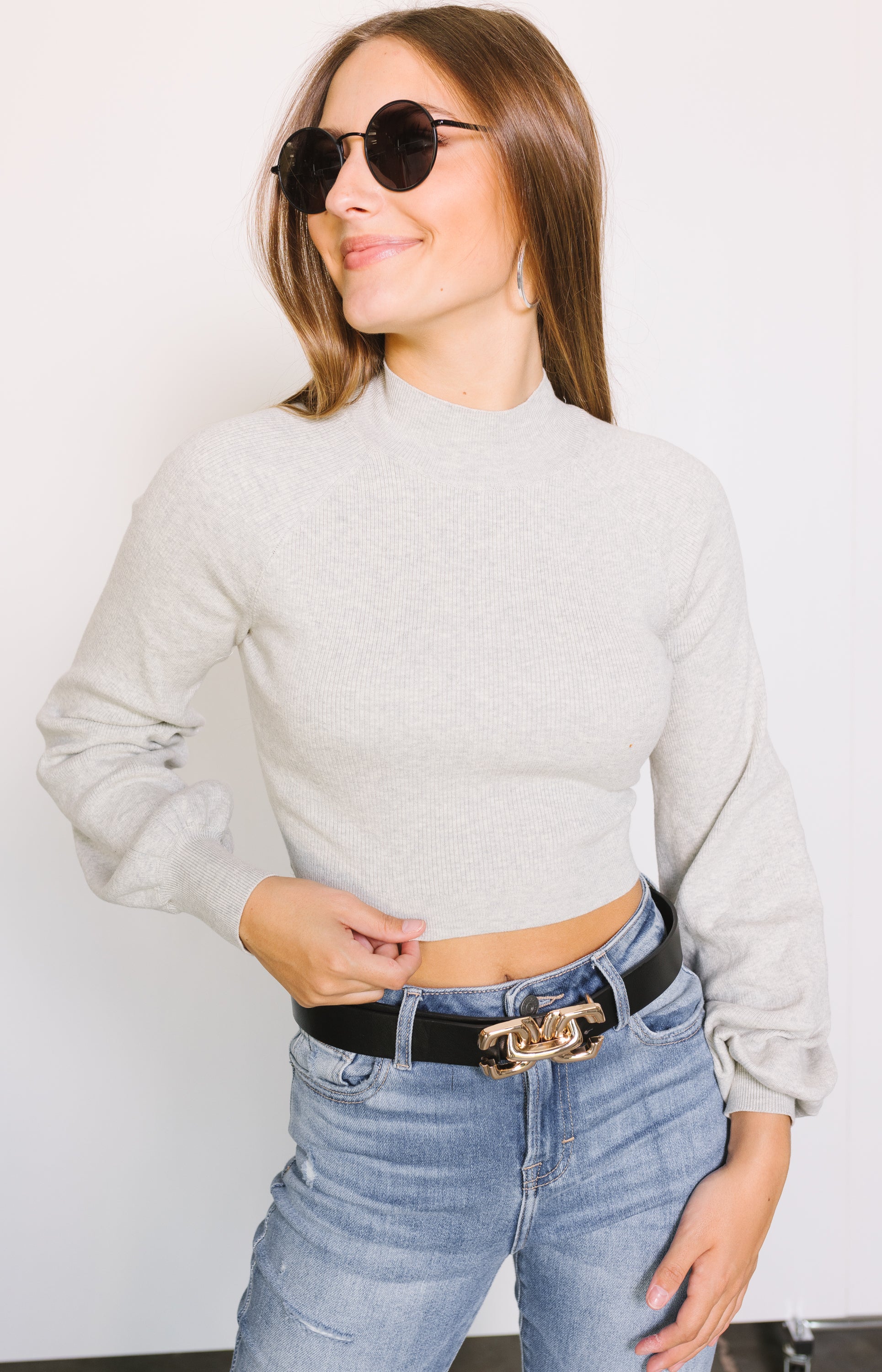Rock With You Cropped Sweater
