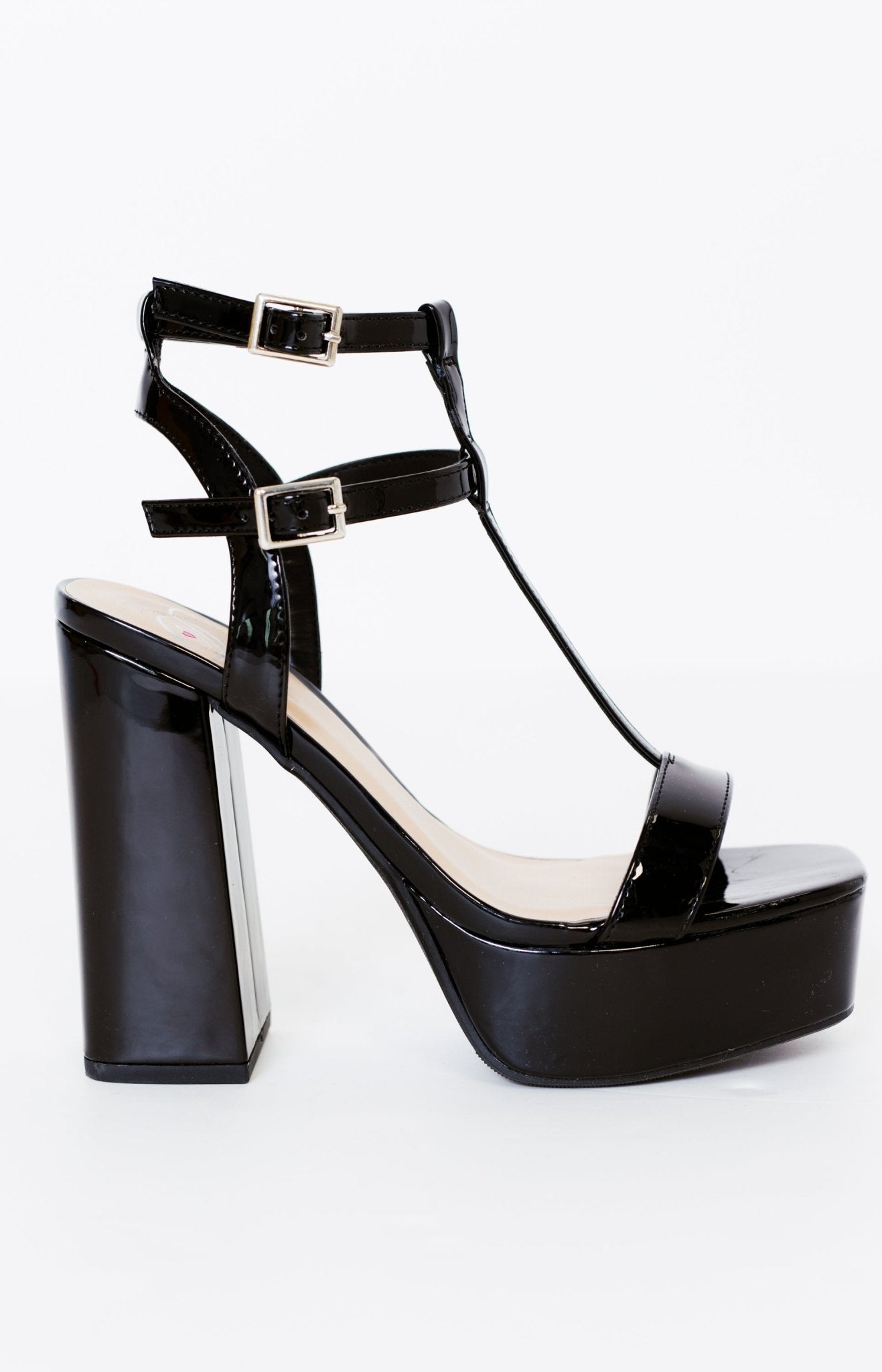 Palsa Platform Heel, BLACK Heels - 80S