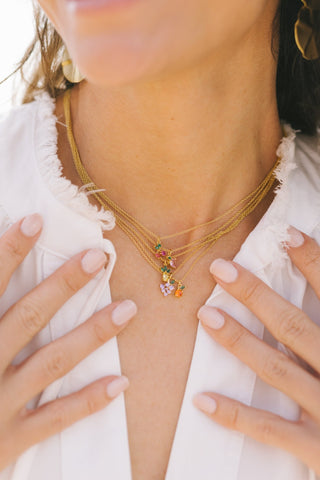 Pineapple Stone Necklace Necklaces - 56N