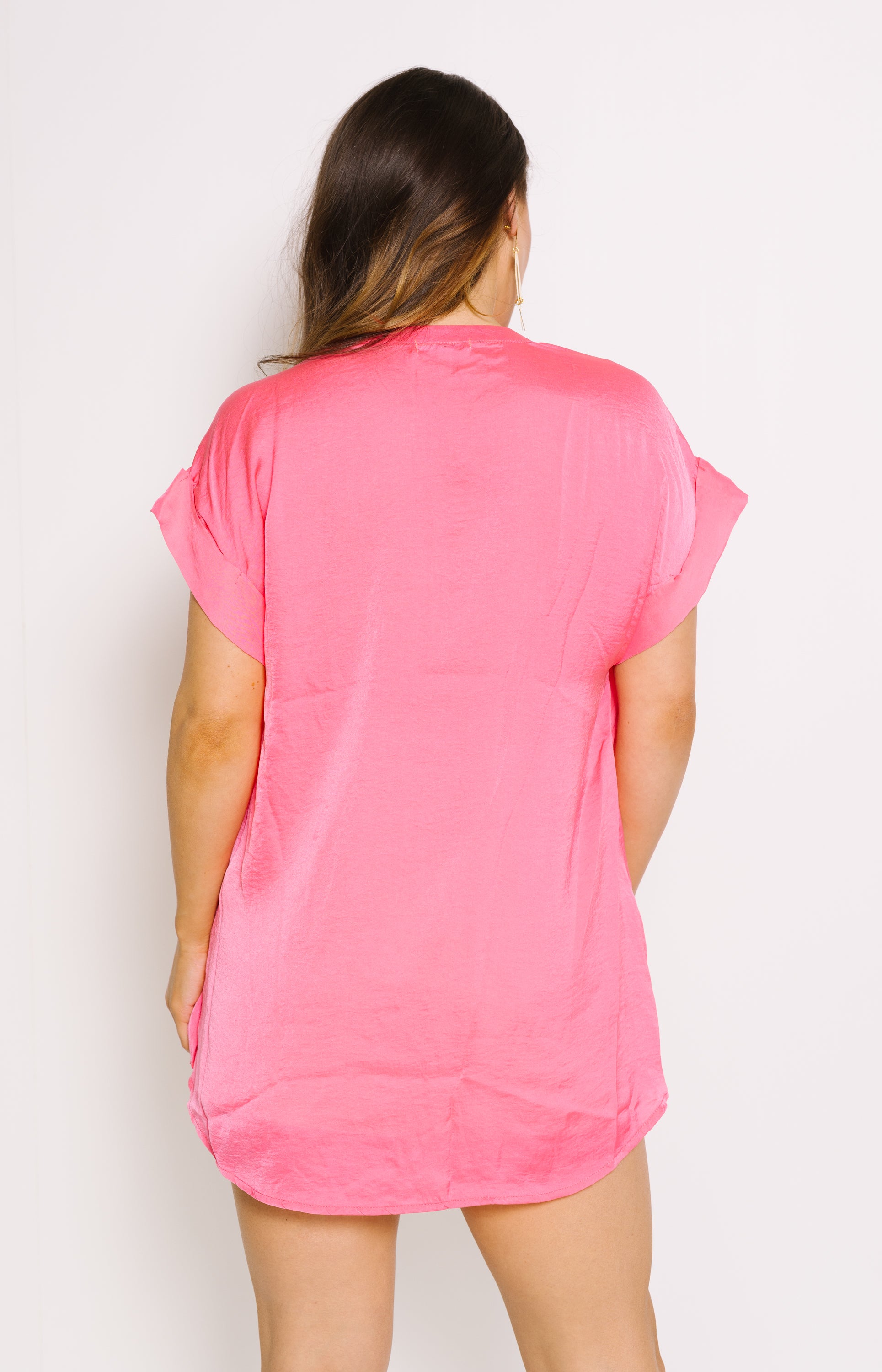 Vibrant Styles Shift Tee, PINK