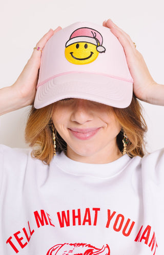 Smiley Trucker Hat Hats - 70