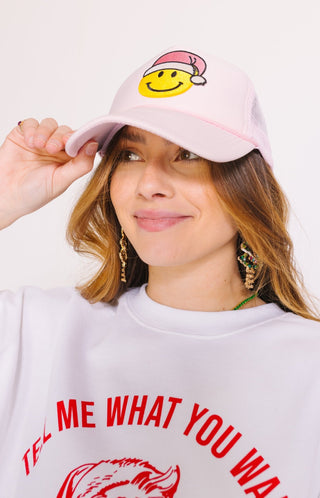 Smiley Trucker Hat Hats - 70