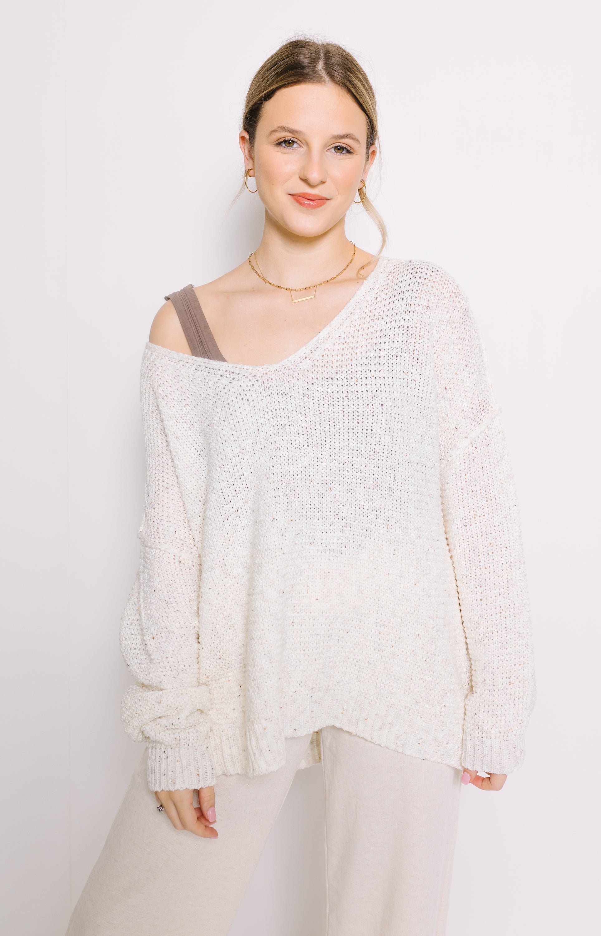 Nothing but Ease Sweater, IVORY