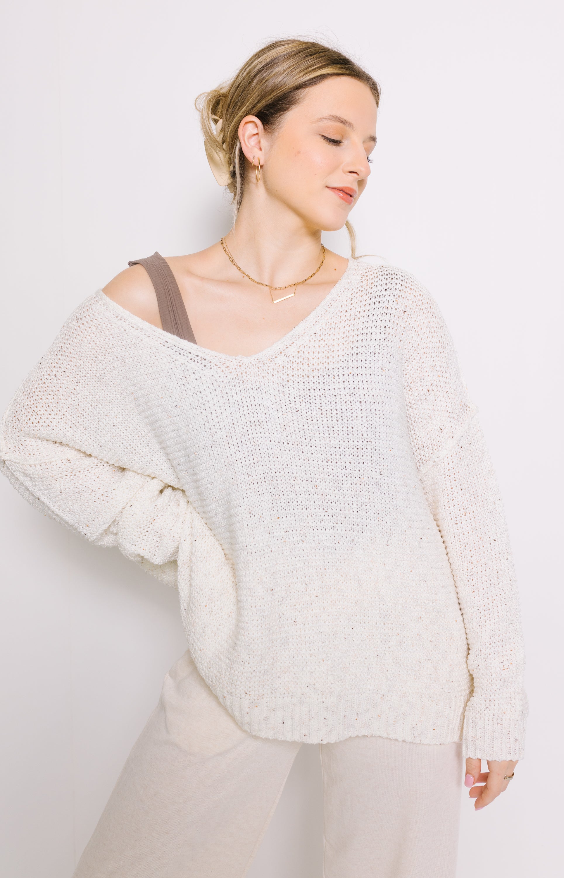 Nothing but Ease Sweater, IVORY
