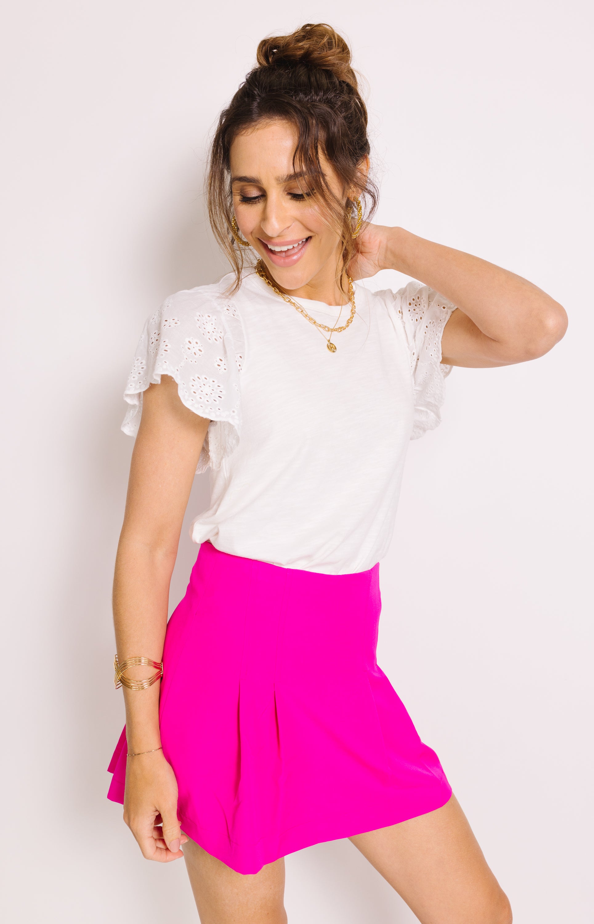 Sweeten The Occasion Top, WHITE